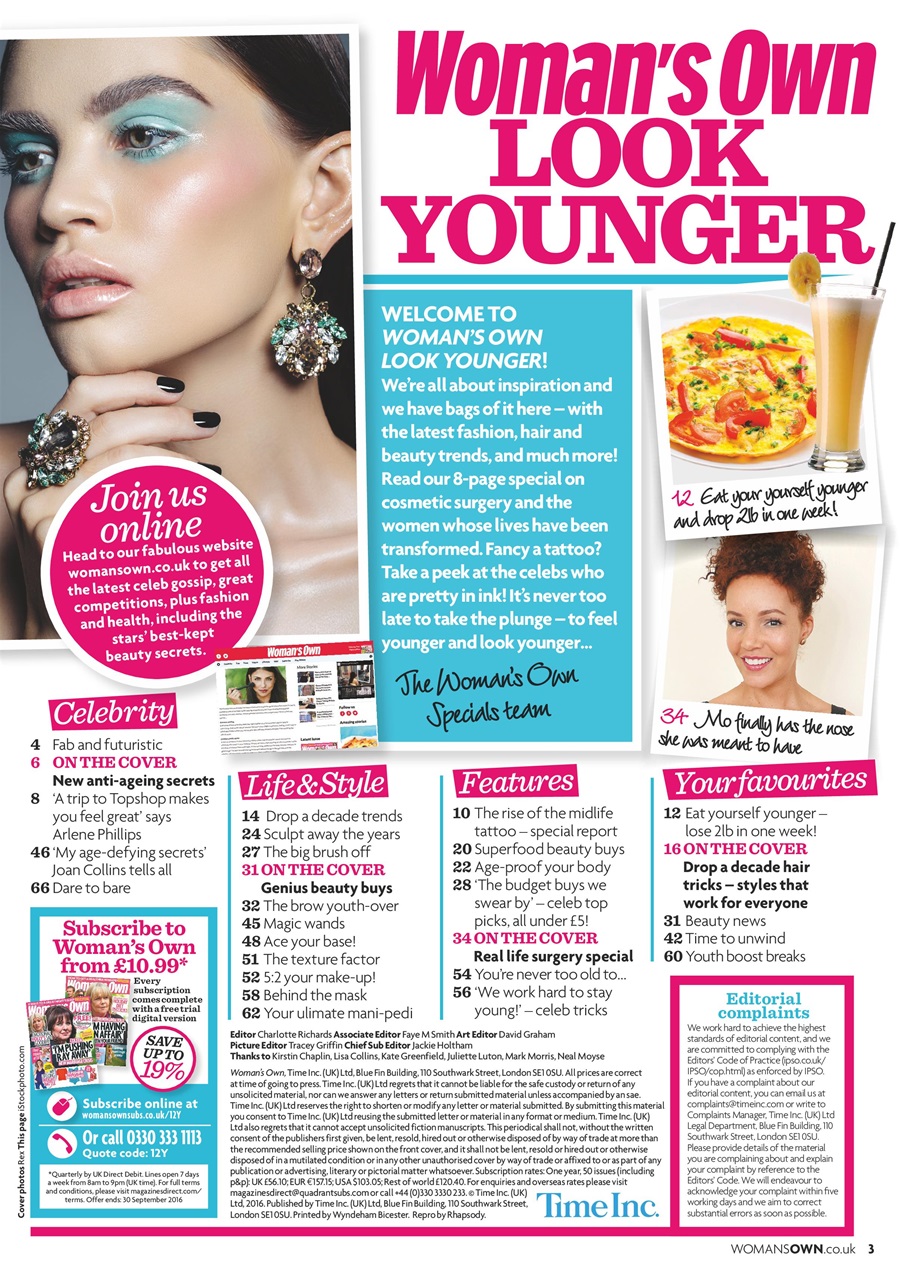 Woman's Own Lifestyle Special Preview Pages