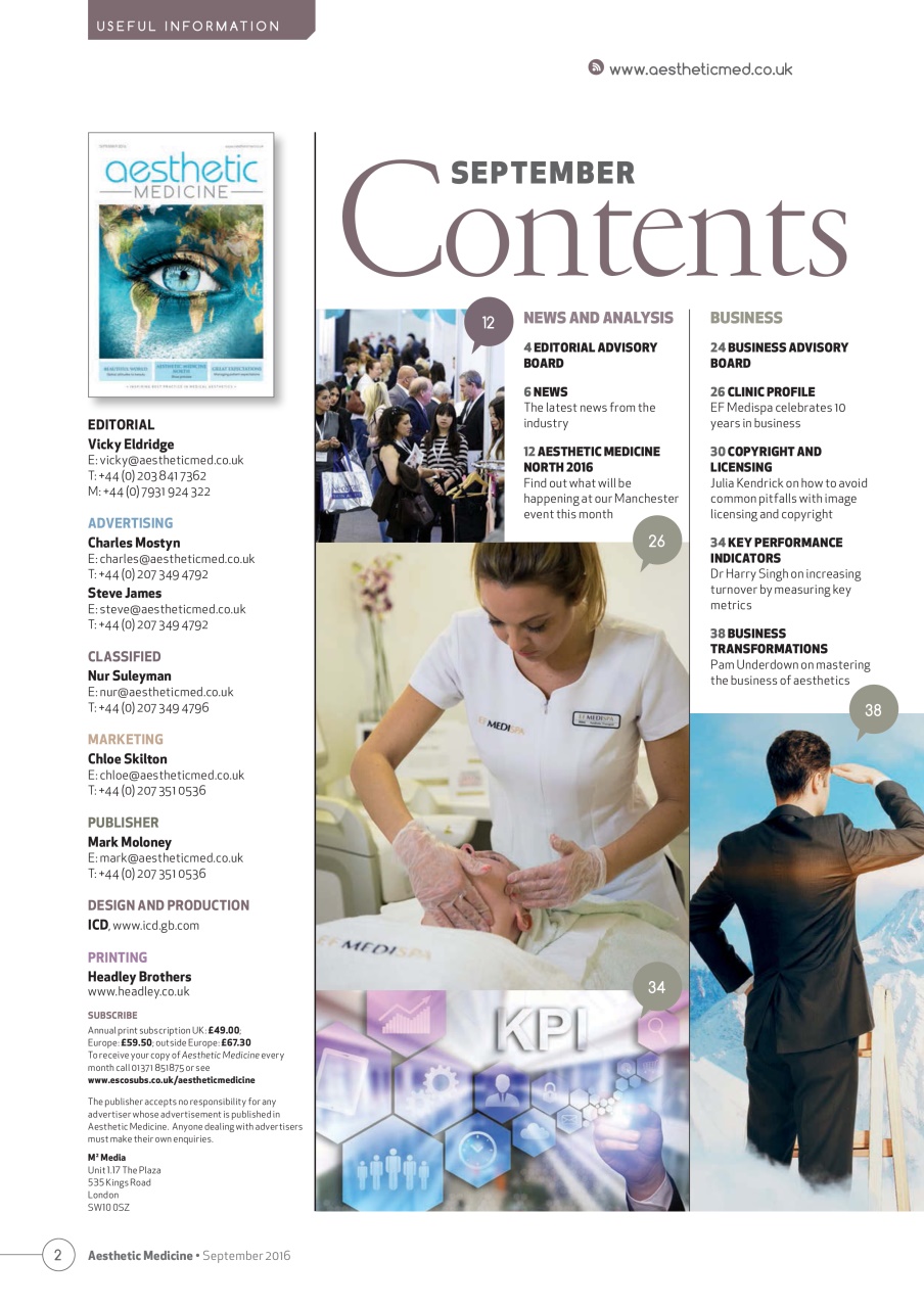 Aesthetic Medicine Preview Pages