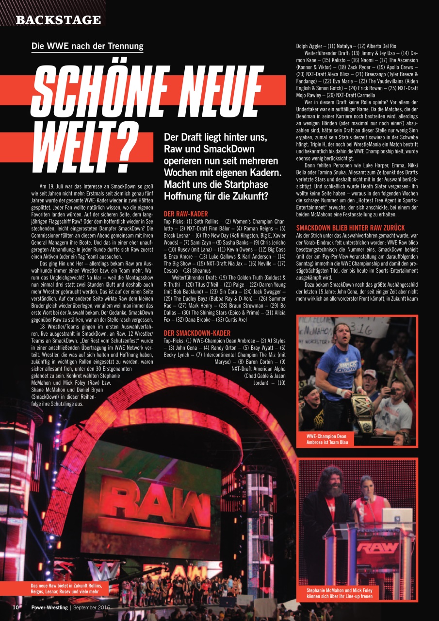 Power-Wrestling Preview Pages