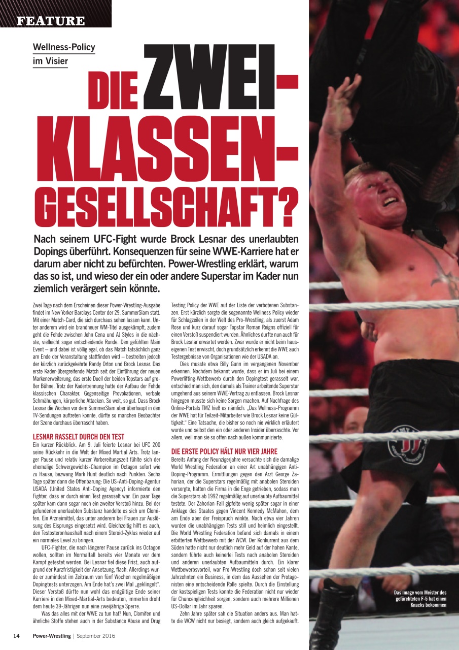 Power-Wrestling Preview Pages