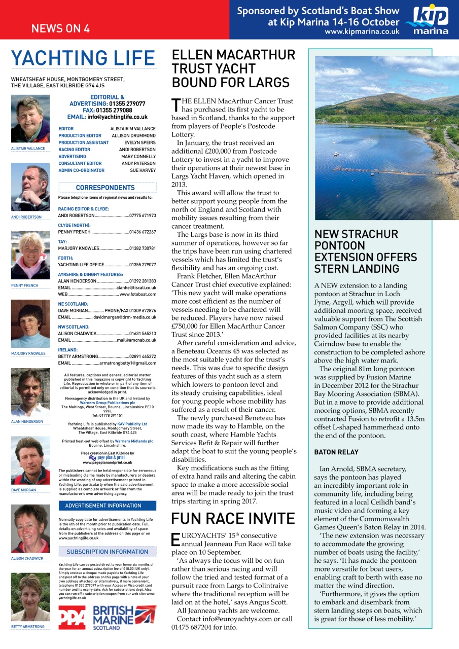 Yachting Life Preview Pages