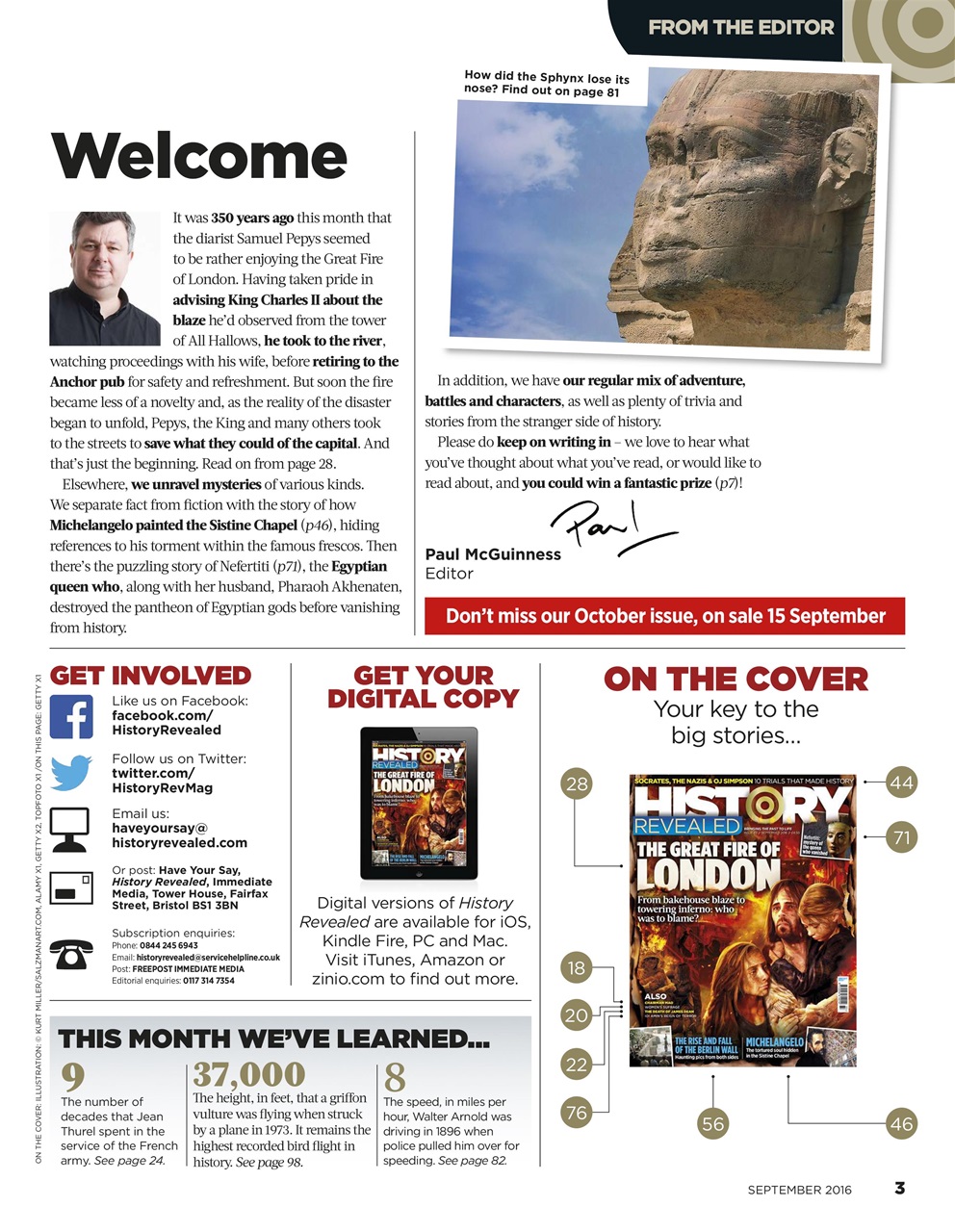 BBC History Revealed Magazine Preview Pages