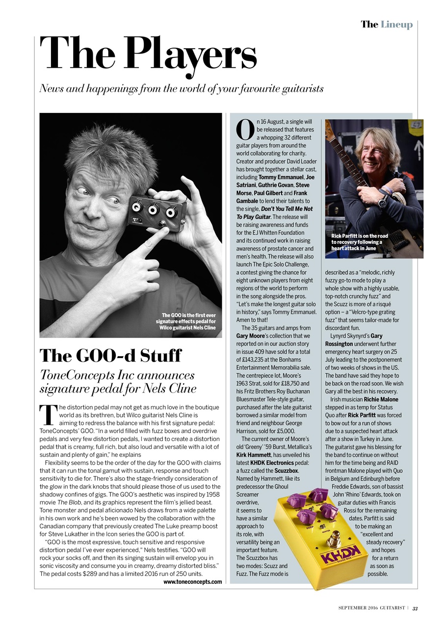 Guitarist Preview Pages