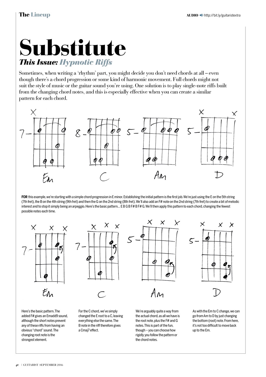 Guitarist Preview Pages