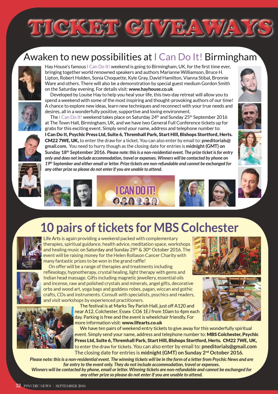 Psychic News Preview Pages