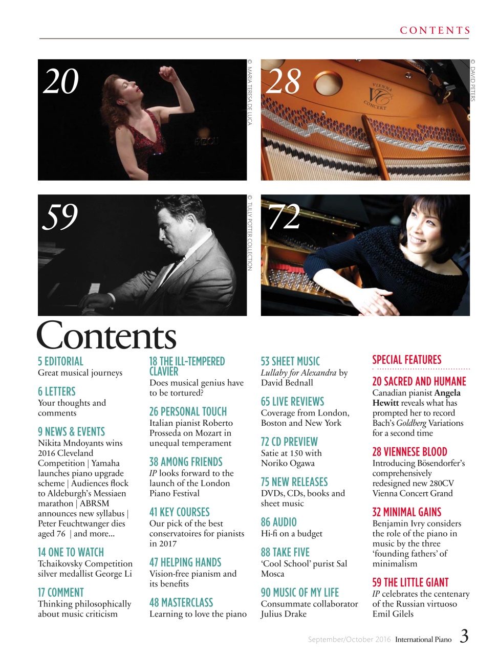 International Piano Preview Pages