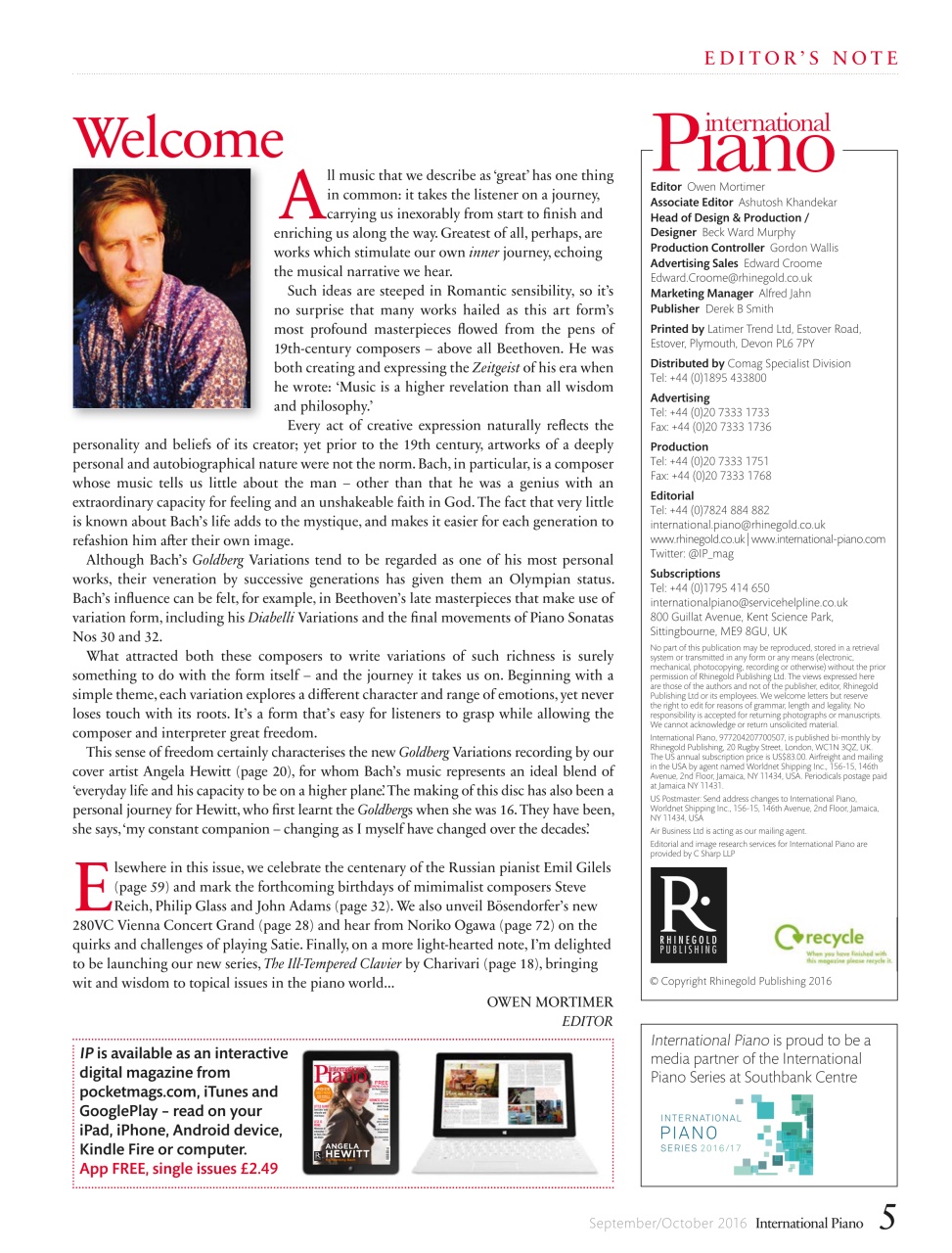 International Piano Preview Pages