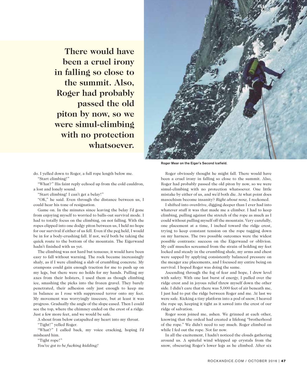 Rock and Ice Preview Pages