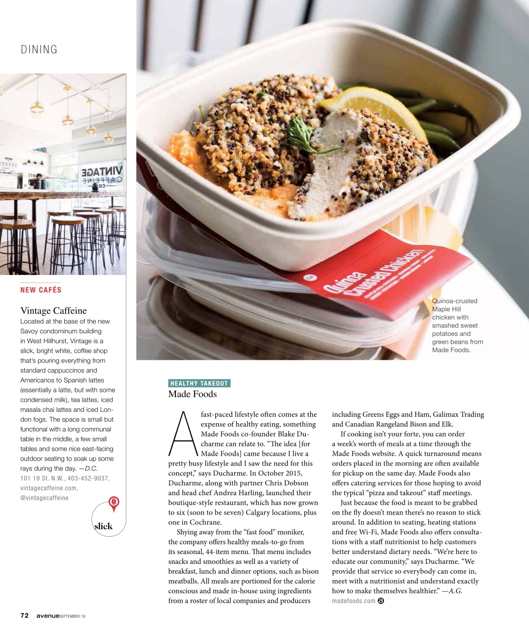 Avenue Calgary Preview Pages