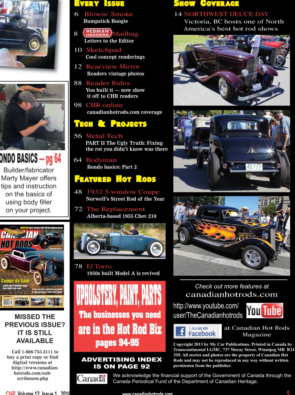 Canadian Hot Rods Preview Pages