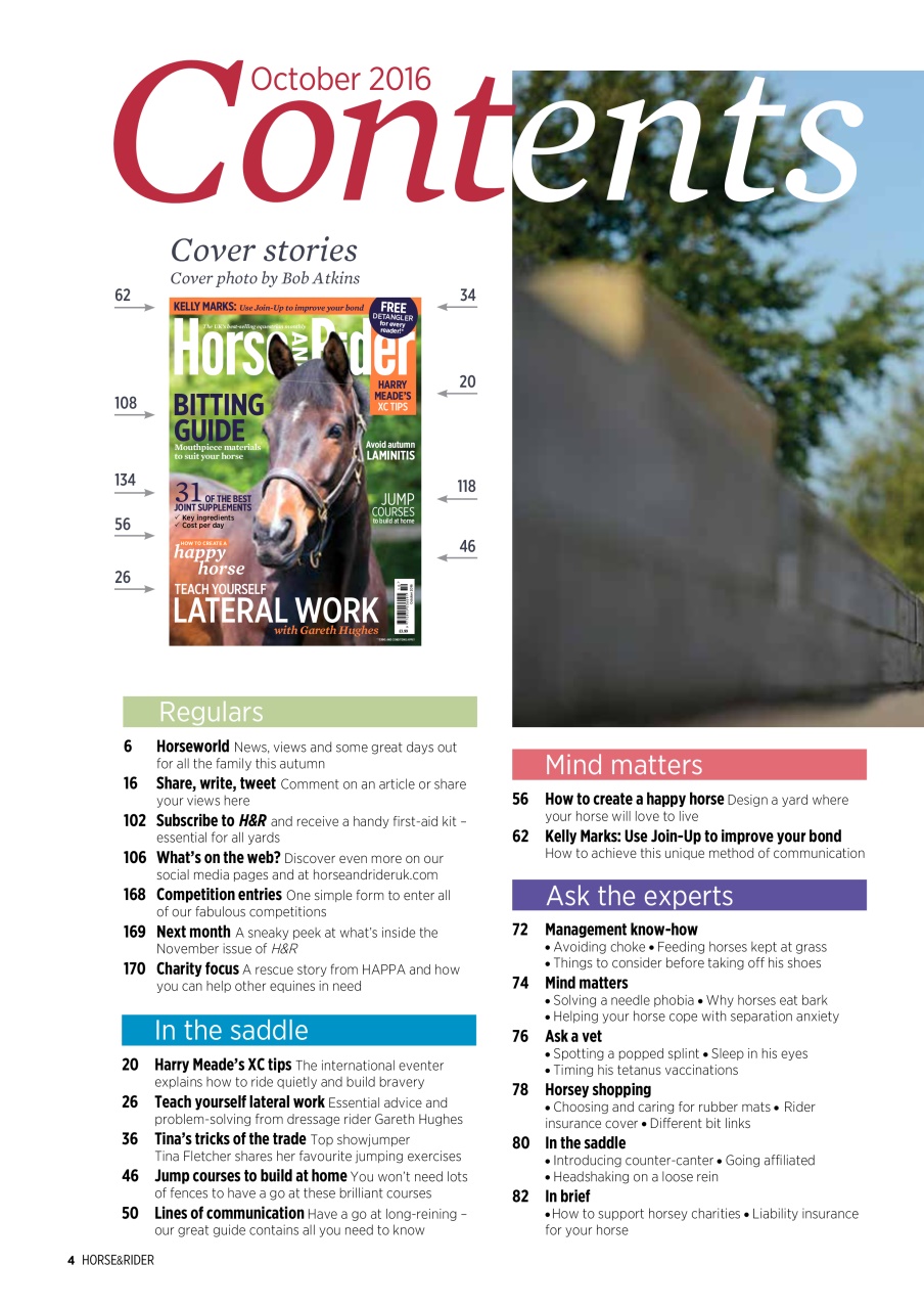 Horse&Rider Magazine - UK equestrian magazine for Horse and Rider Preview Pages
