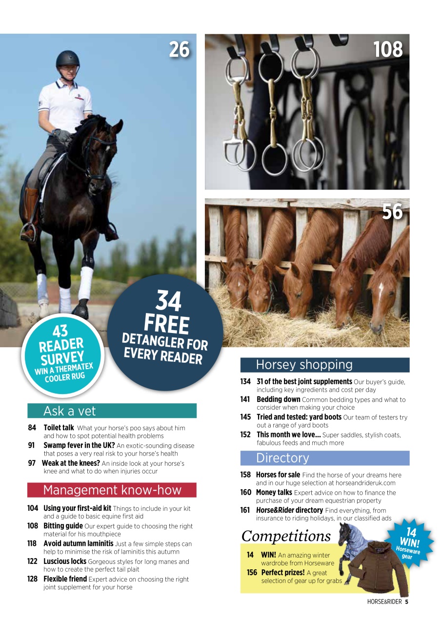 Horse&Rider Magazine - UK equestrian magazine for Horse and Rider Preview Pages