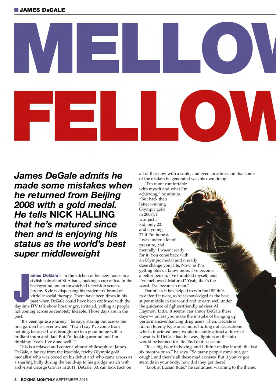 Boxing Monthly Preview Pages