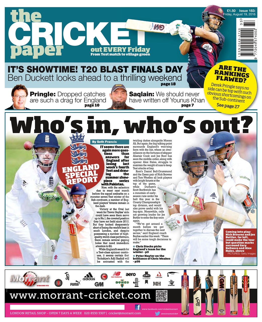 The Cricket Paper Preview Pages