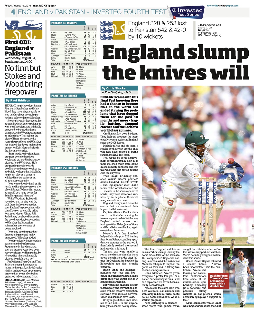 The Cricket Paper Preview Pages
