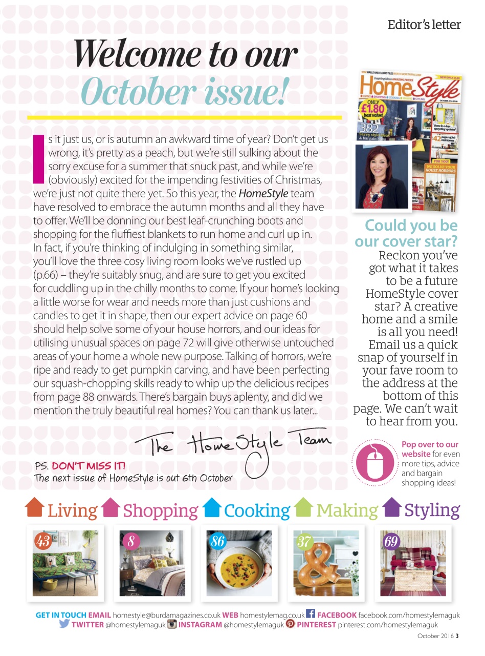 Homestyle Preview Pages