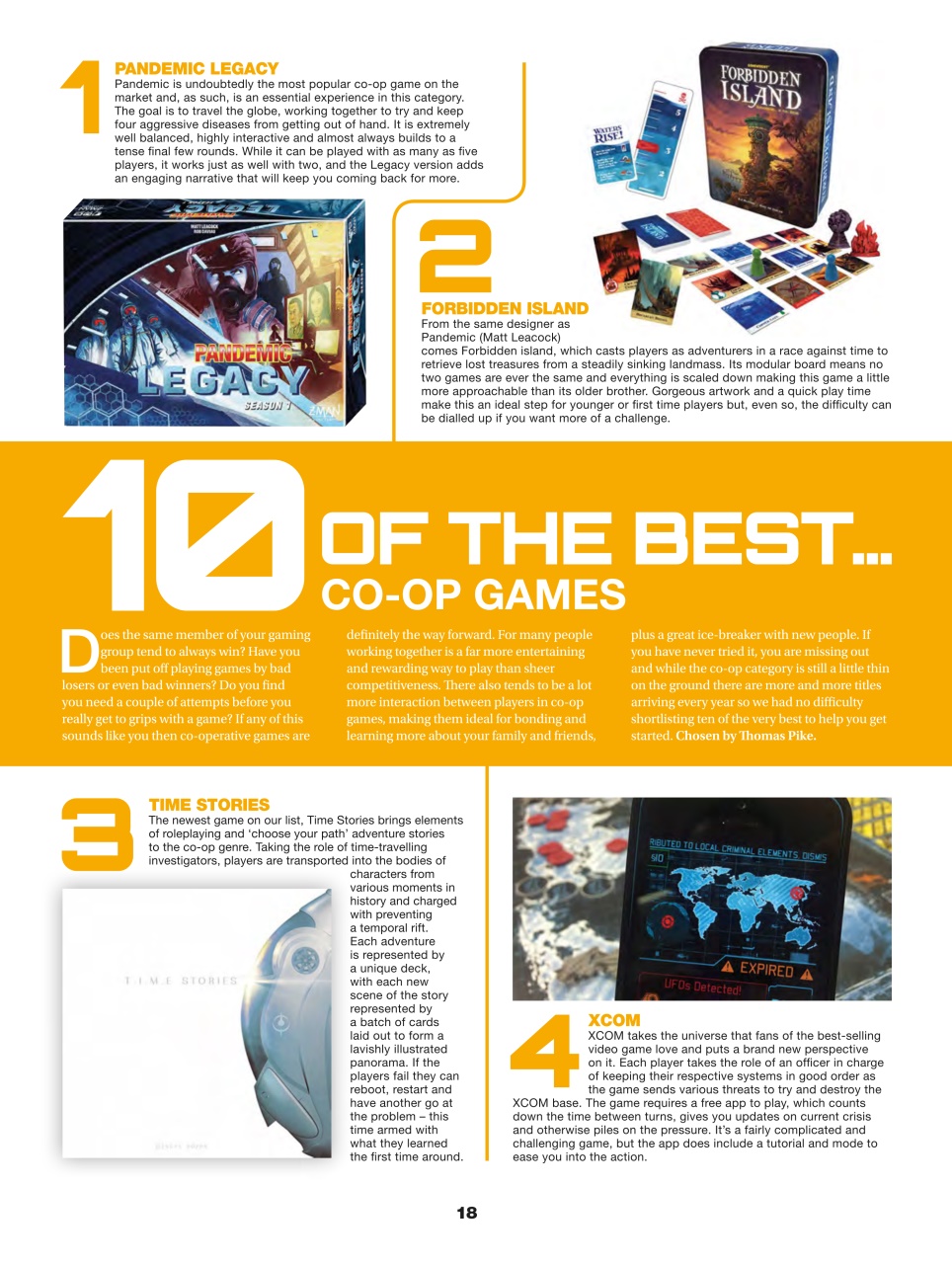 Tabletop Gaming Preview Pages