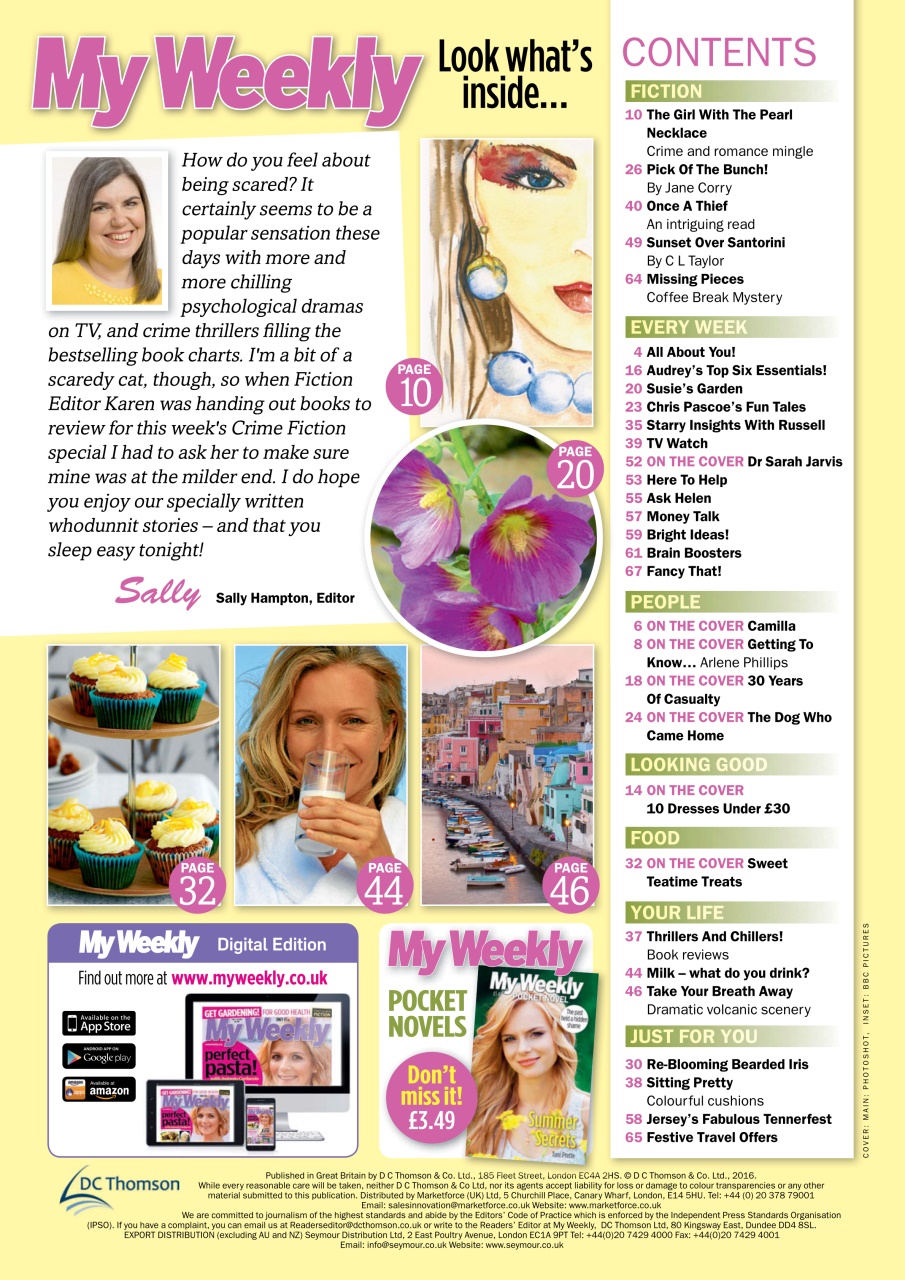 My Weekly Preview Pages