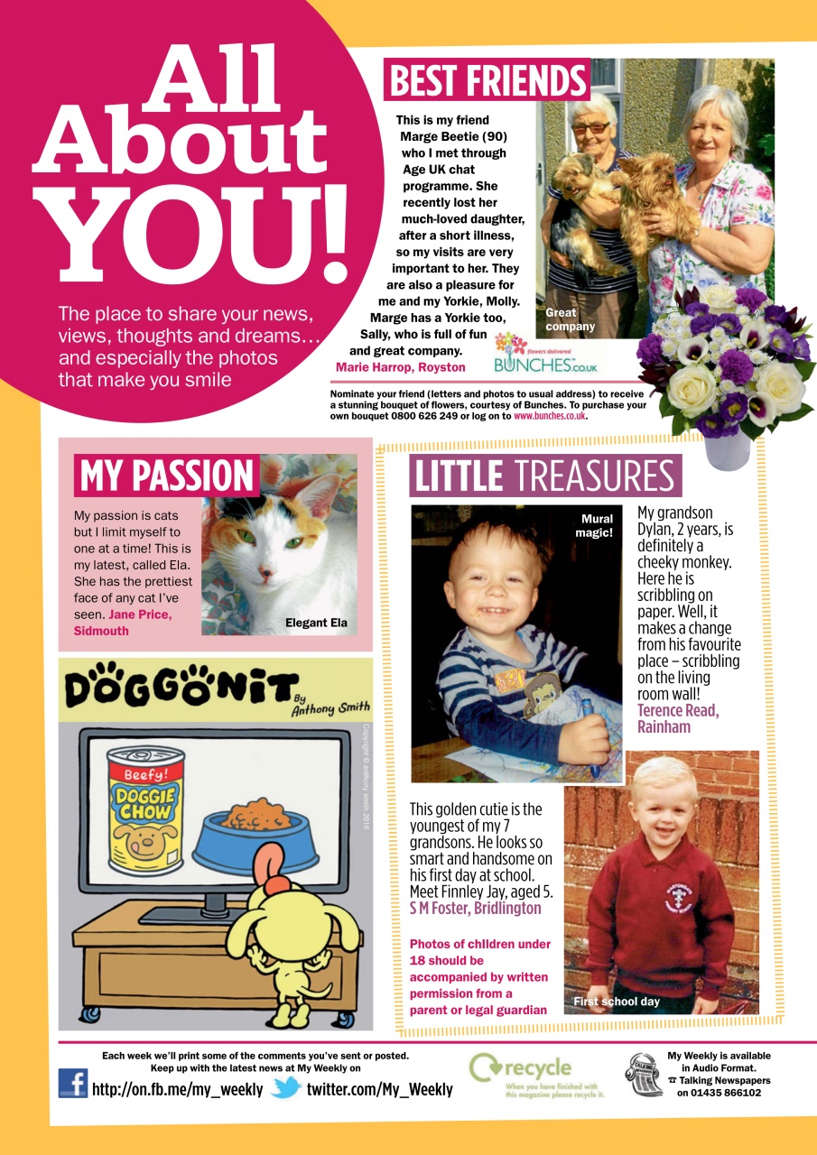 My Weekly Preview Pages