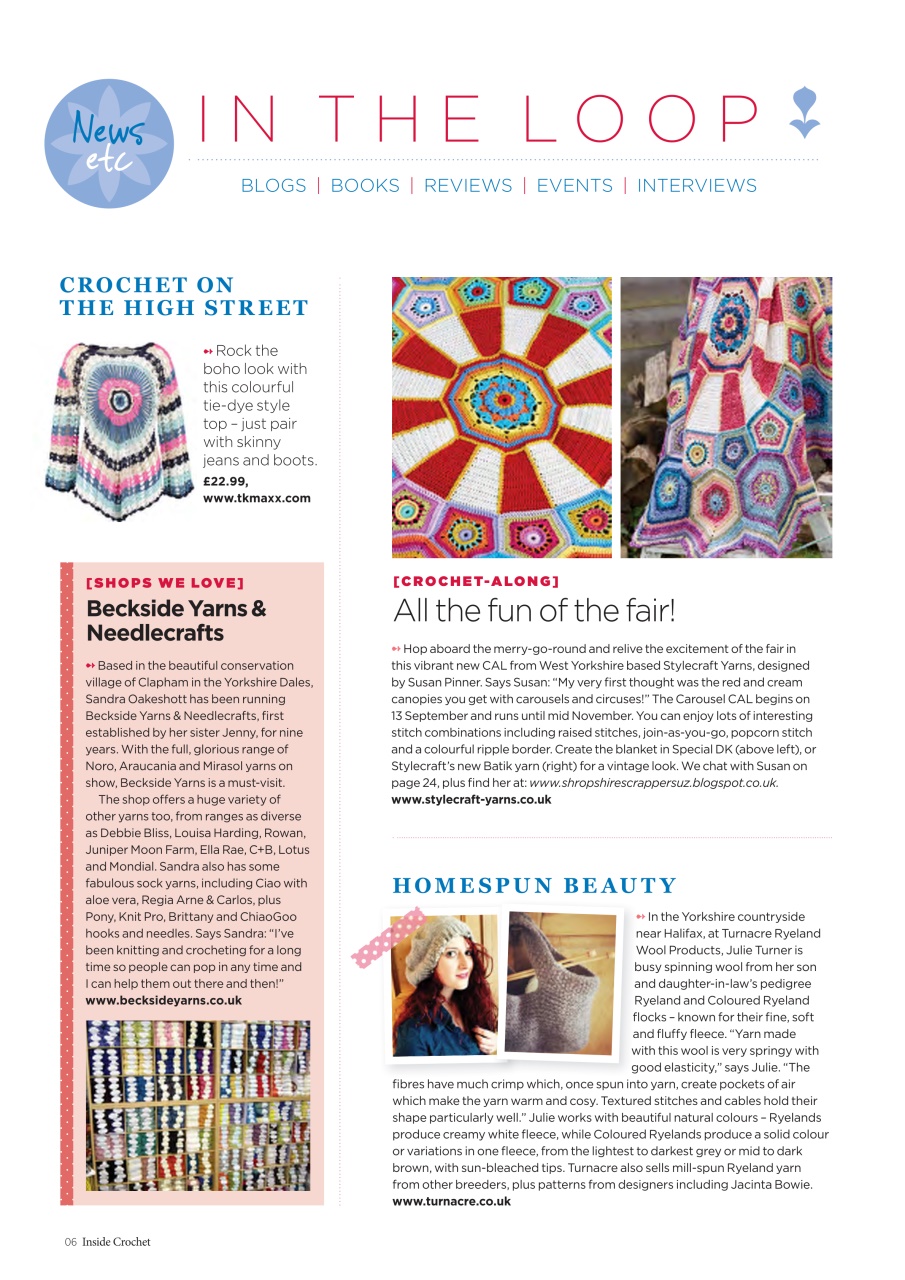 Inside Crochet Preview Pages