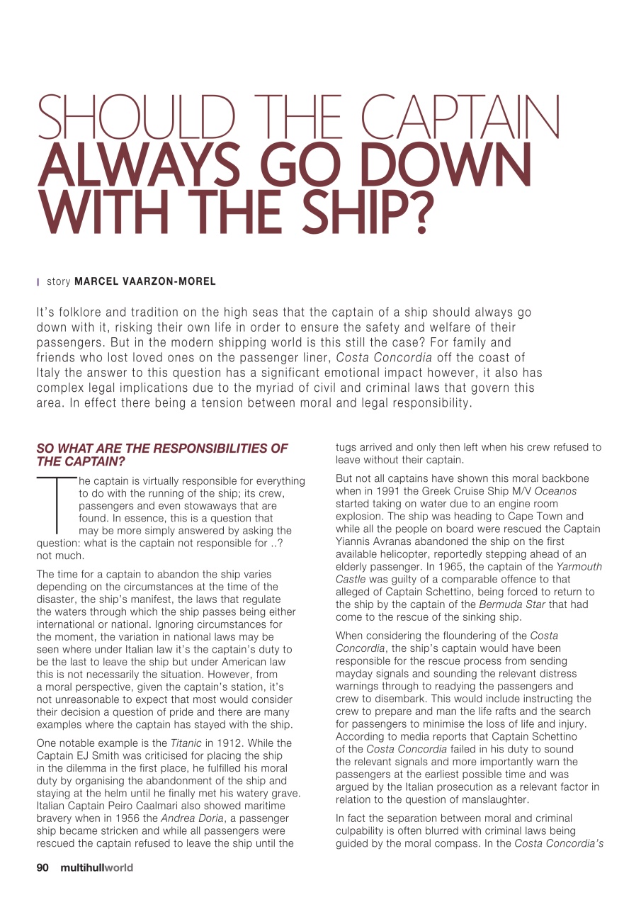 Multihull World Preview Pages