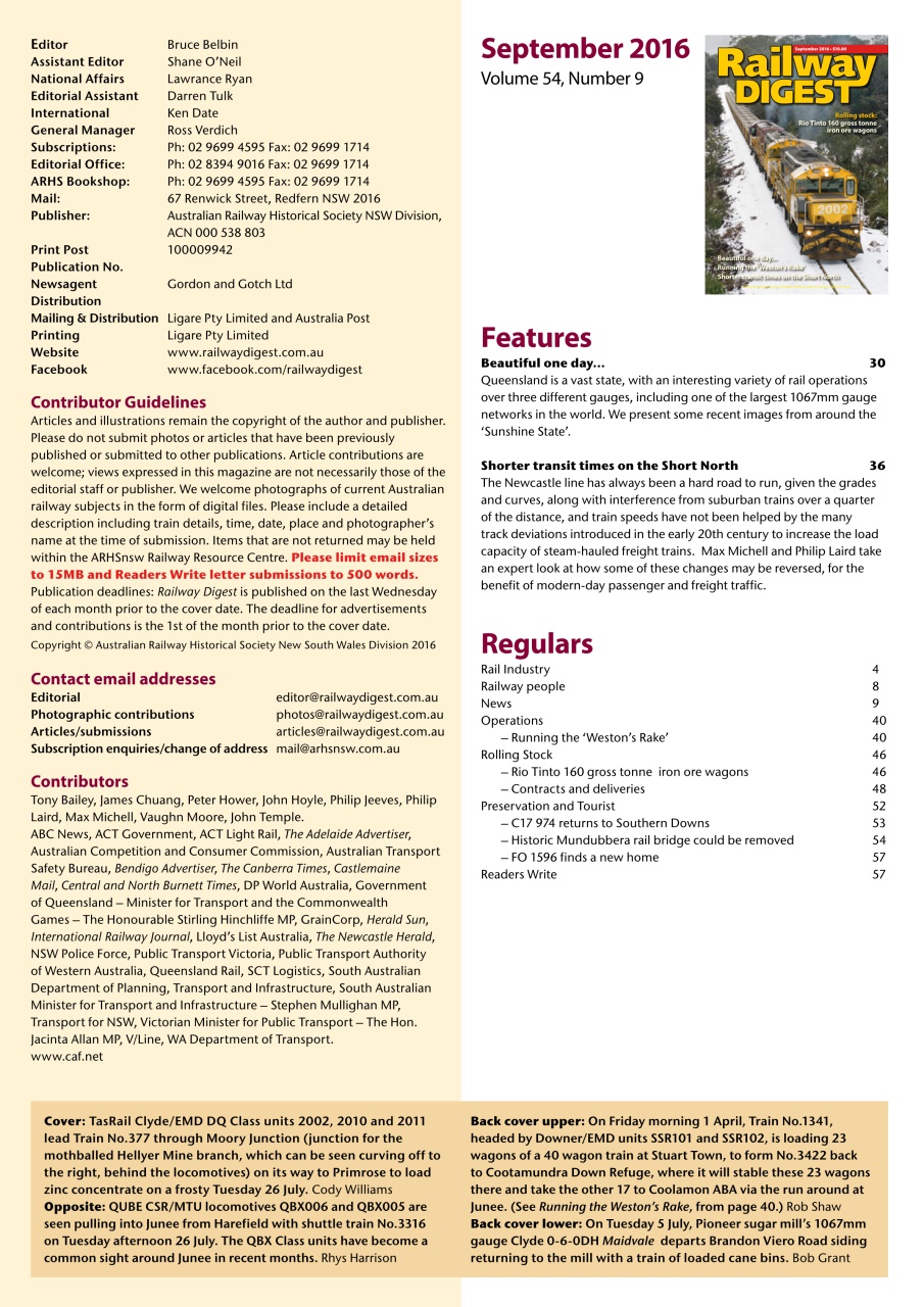 Railway Digest Preview Pages