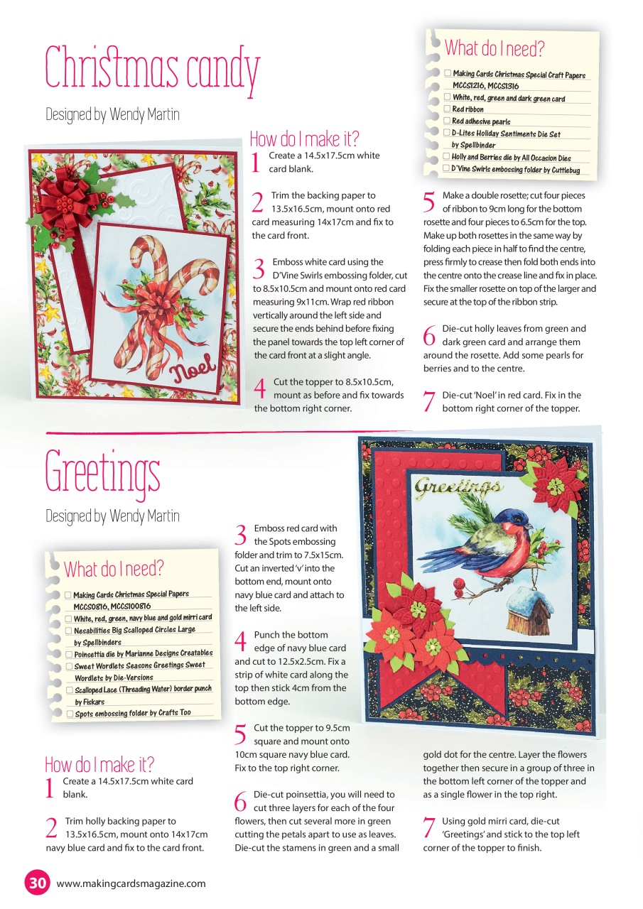 Making Cards & Papercraft Preview Pages