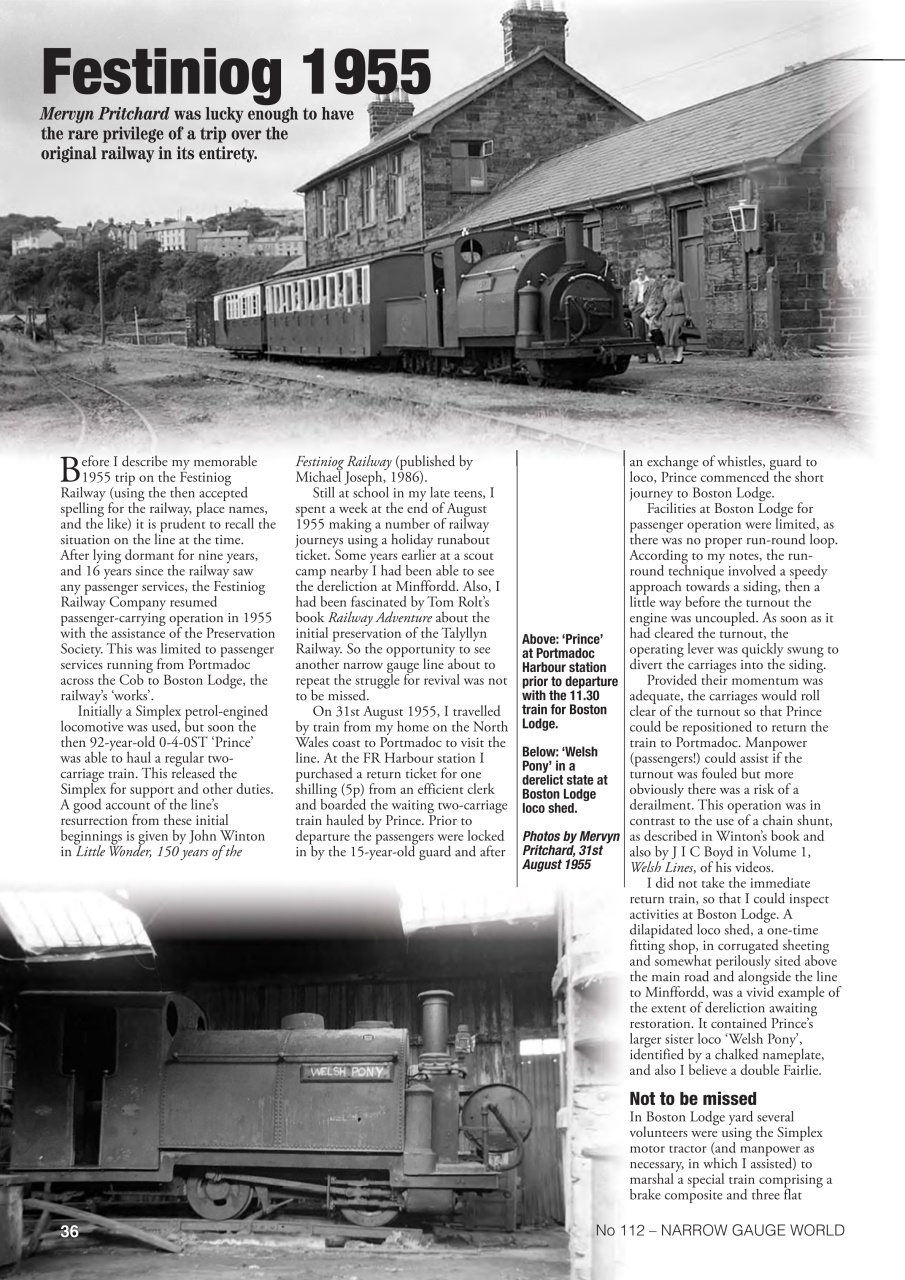 Narrow Gauge World Preview Pages