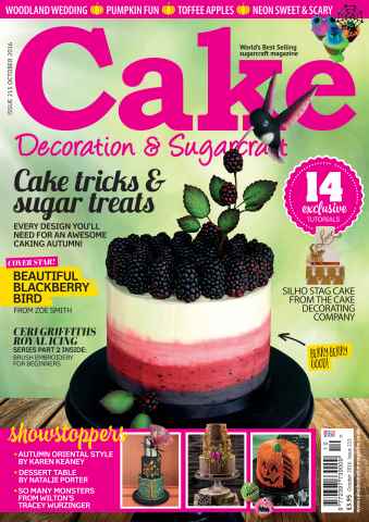 Cake Decoration & Sugarcraft Magazine issue October 2016