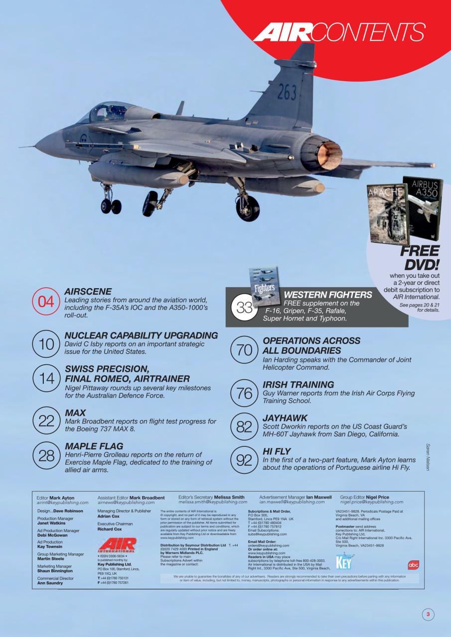AIR International Preview Pages