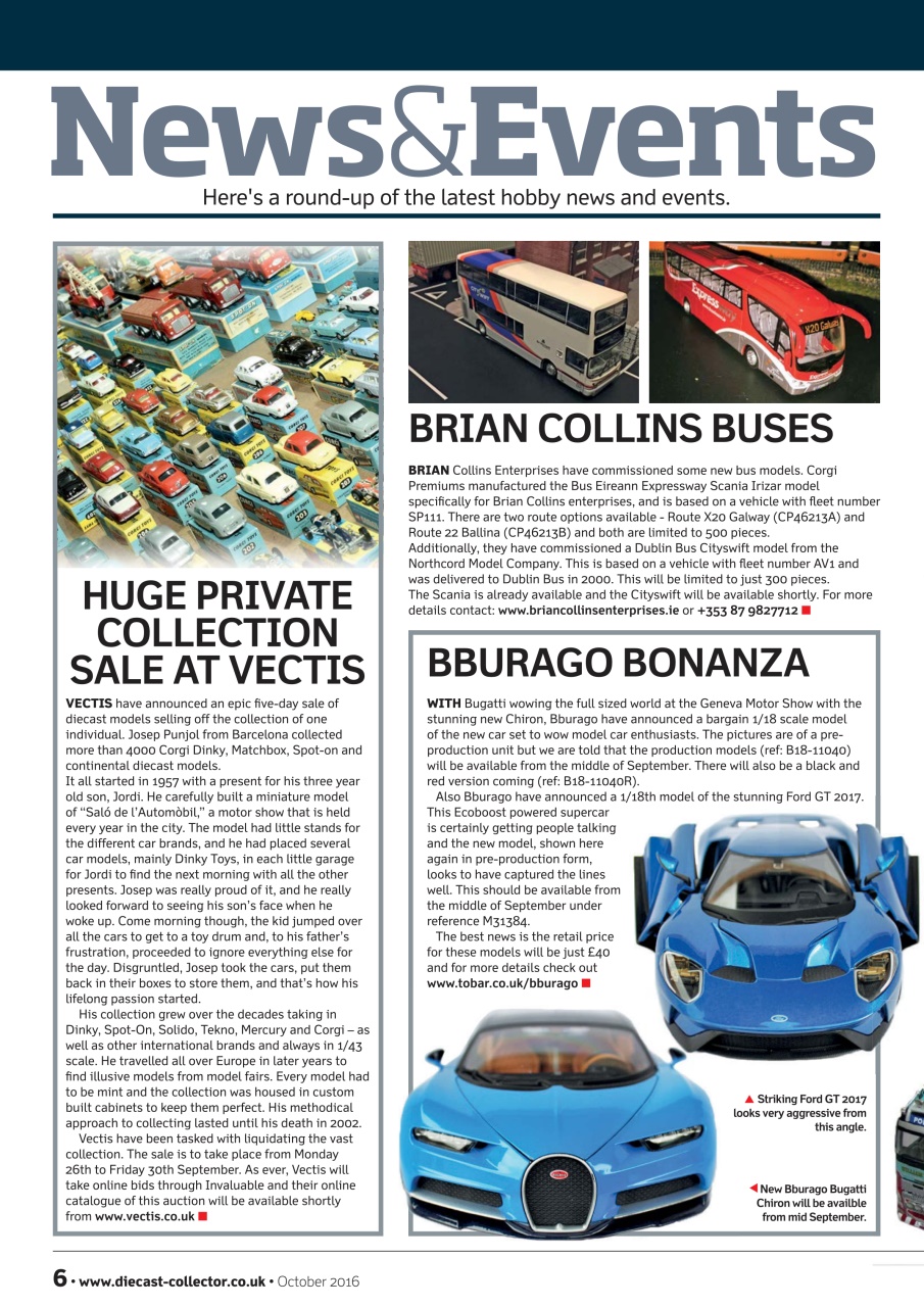 Diecast Collector Preview Pages