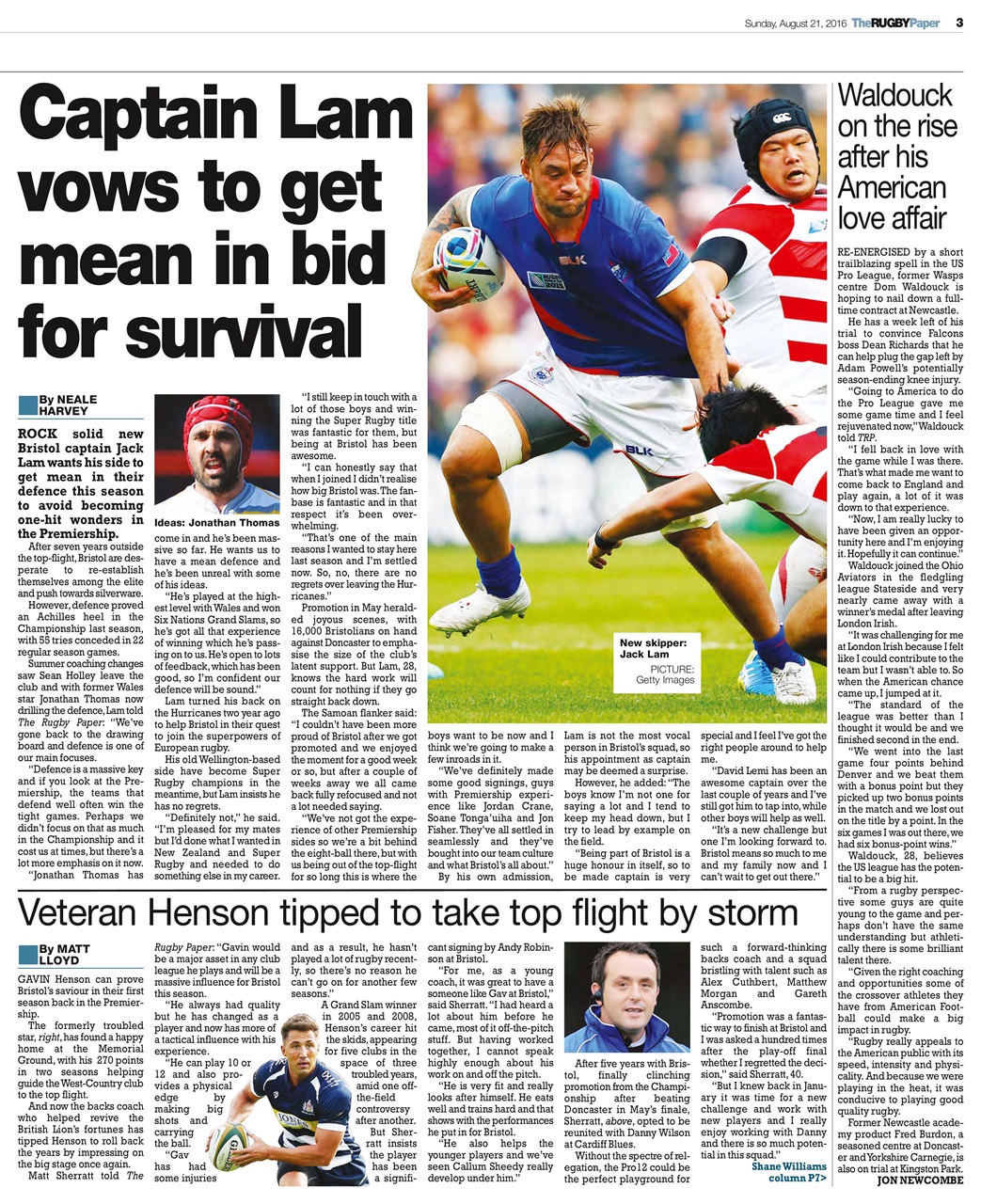 The Rugby Paper Preview Pages