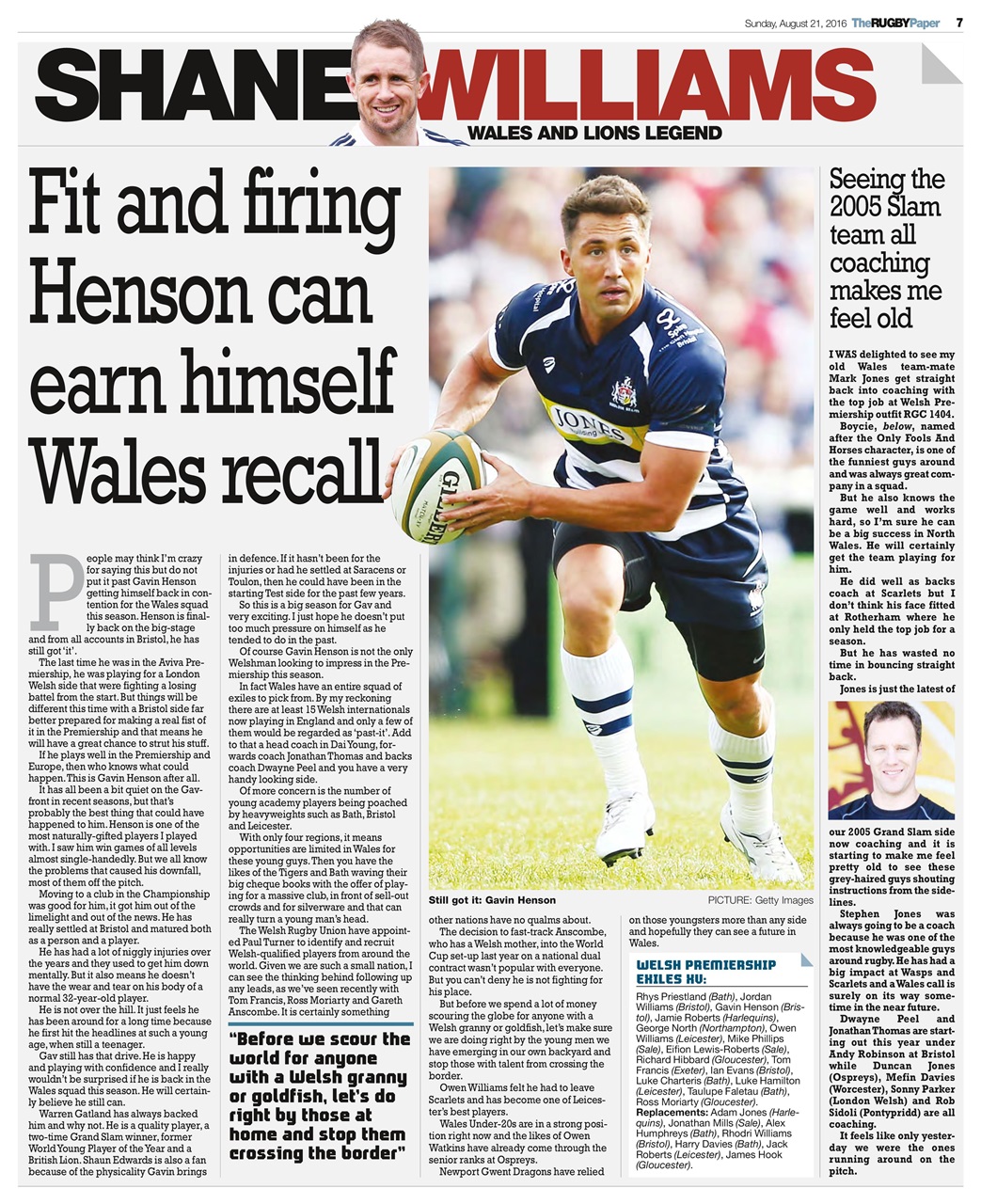 The Rugby Paper Preview Pages