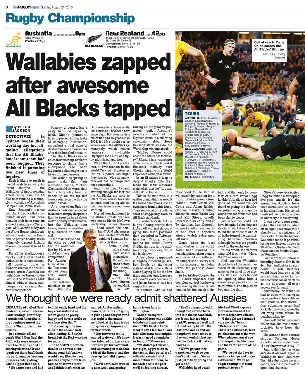 The Rugby Paper Preview Pages