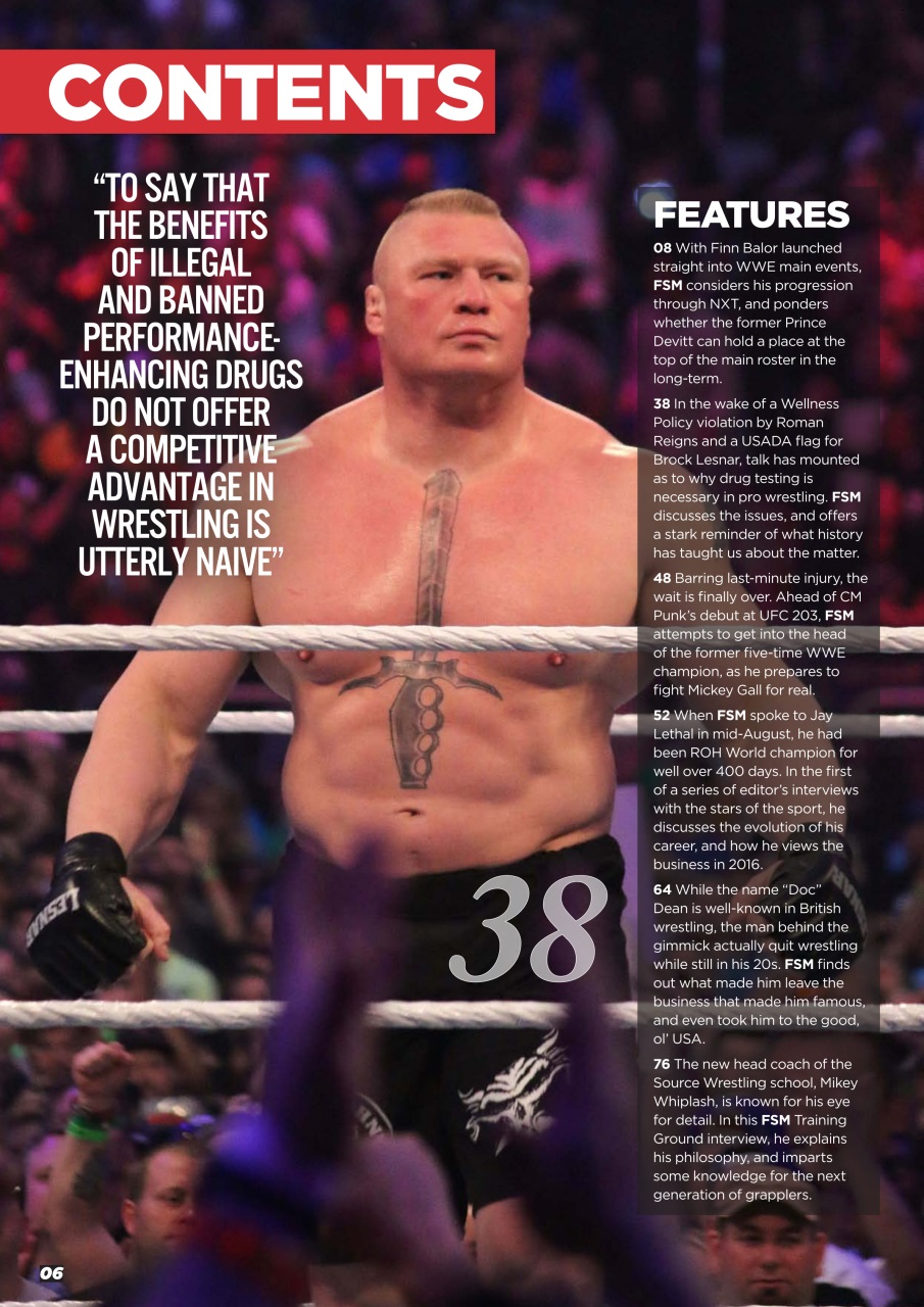 Wrestletalk Magazine Preview Pages