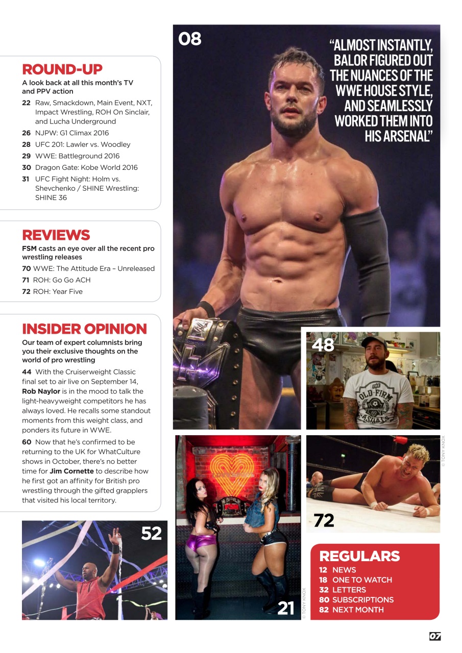 Wrestletalk Magazine Preview Pages