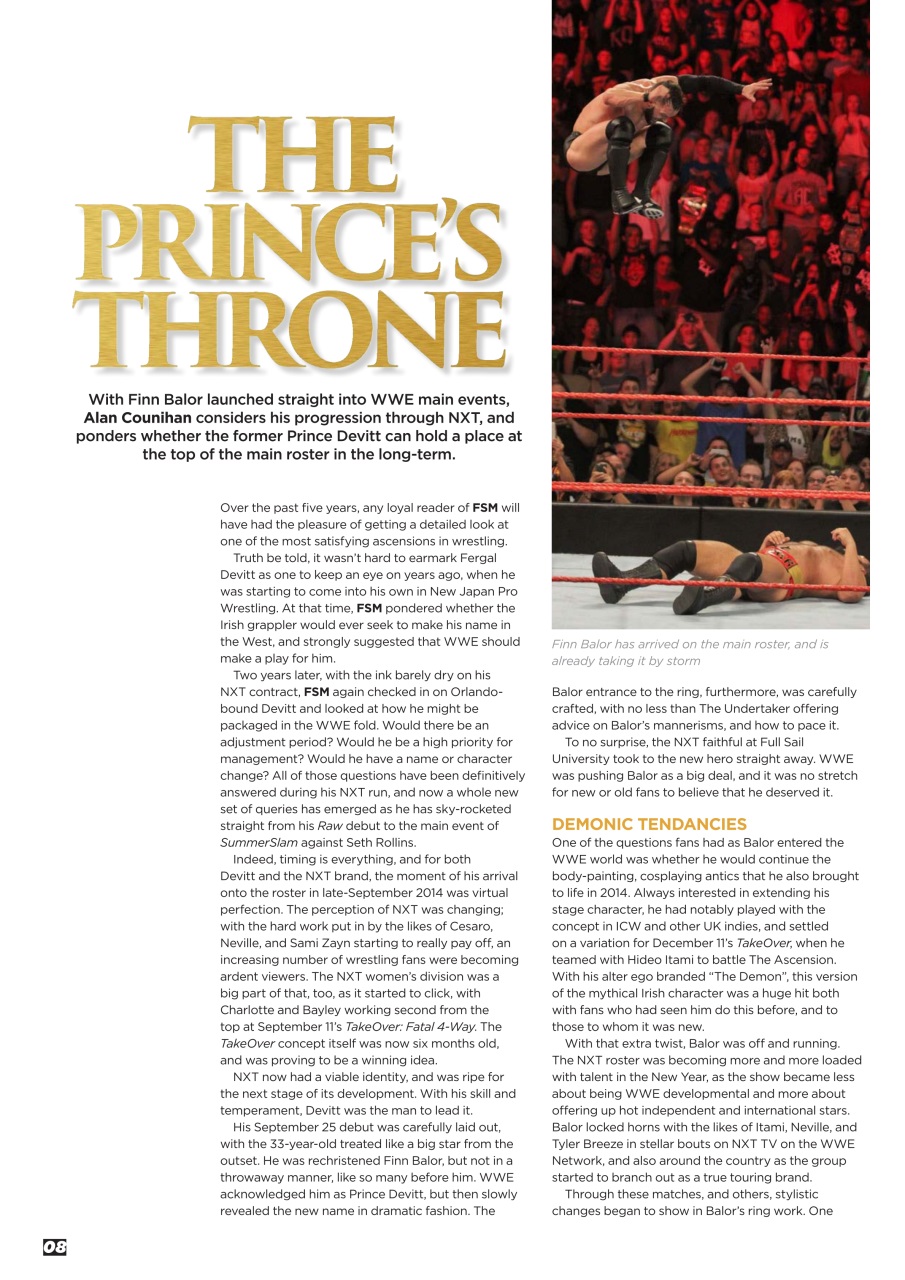 Wrestletalk Magazine Preview Pages