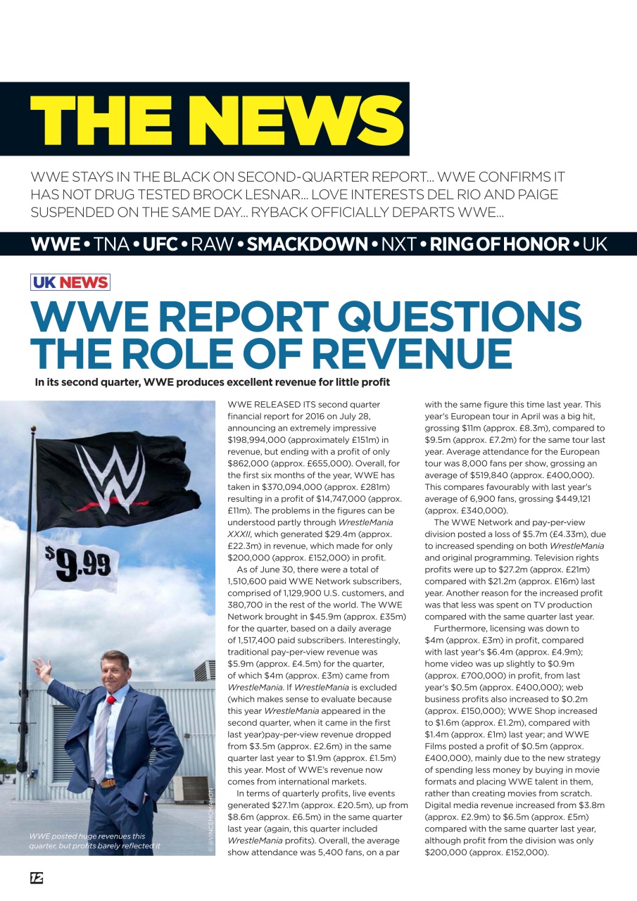 Wrestletalk Magazine Preview Pages