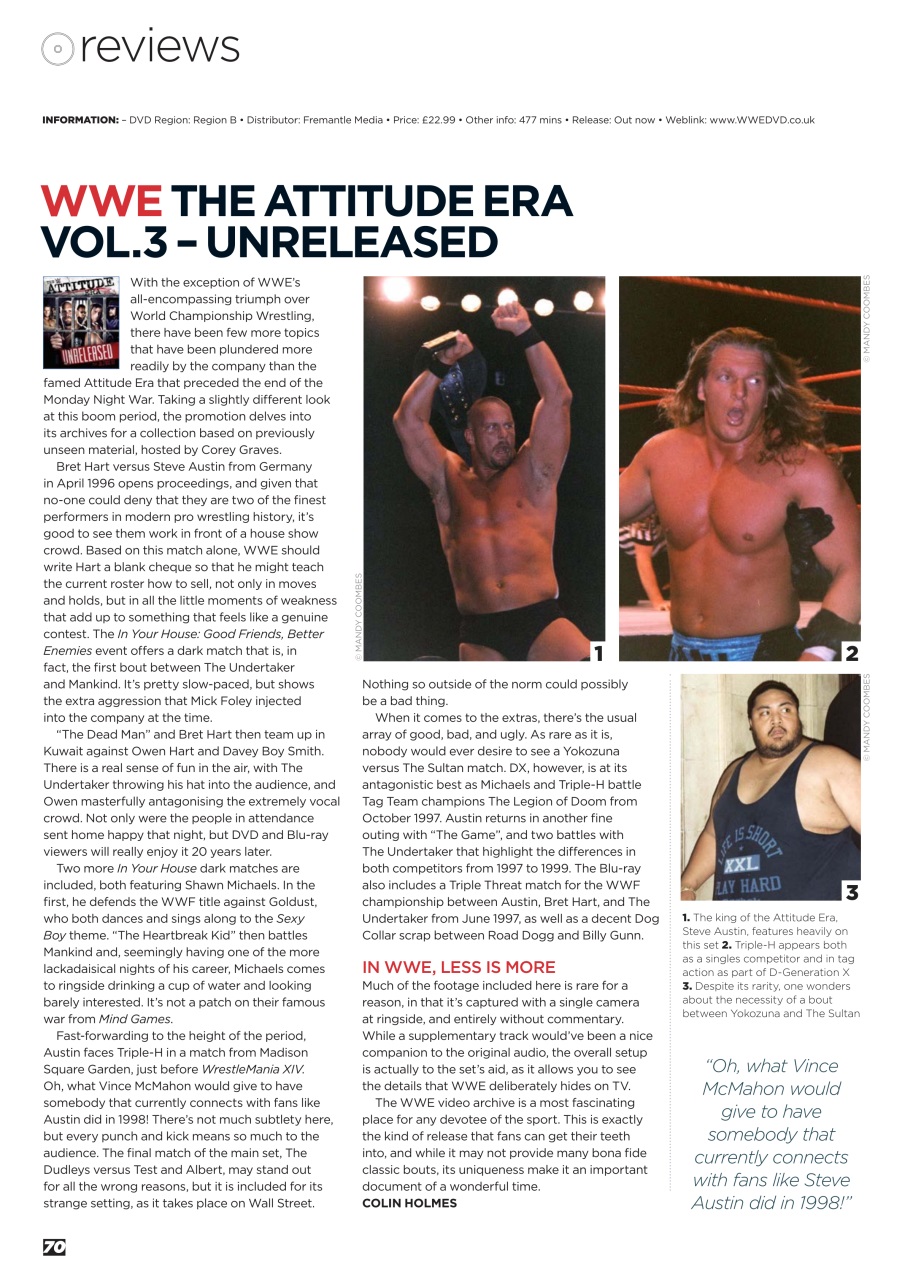Wrestletalk Magazine Preview Pages