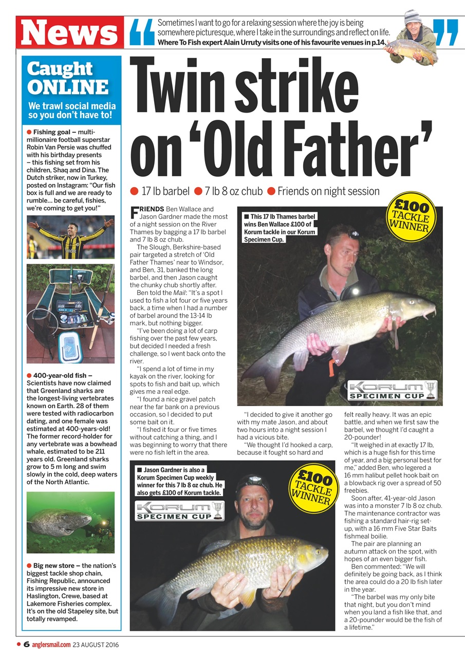 Anglers Mail Preview Pages