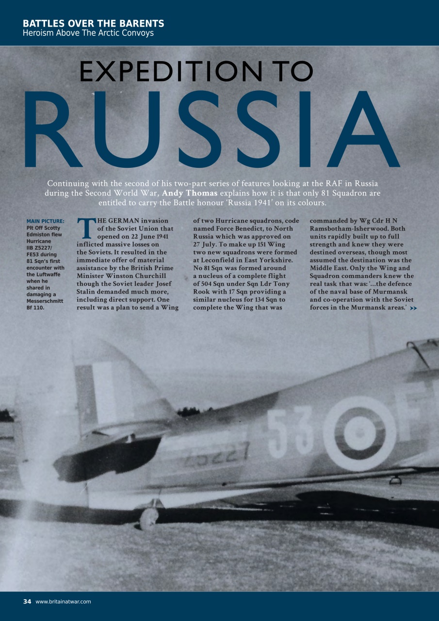 Britain at War Magazine Preview Pages