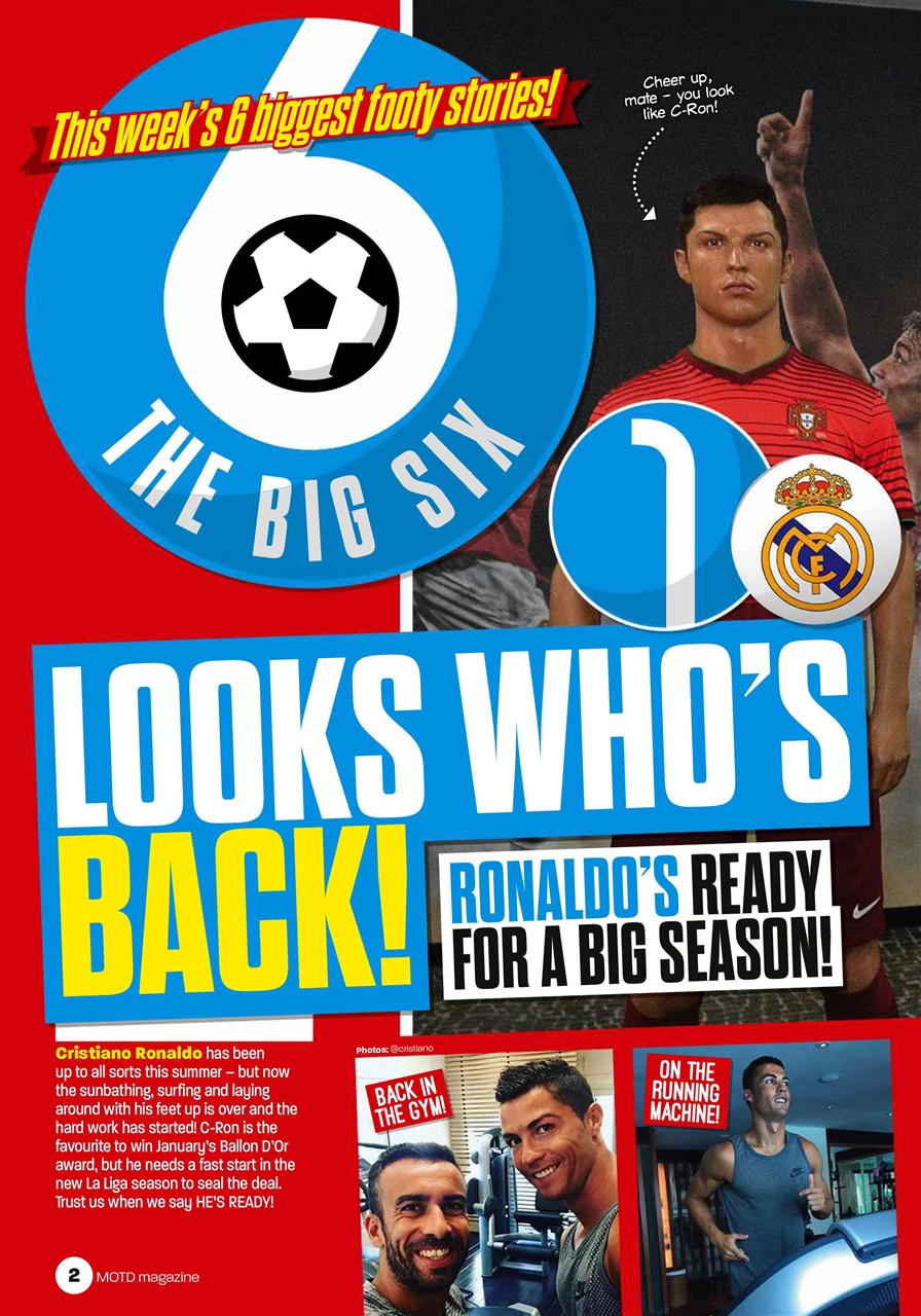 Match of the Day Preview Pages