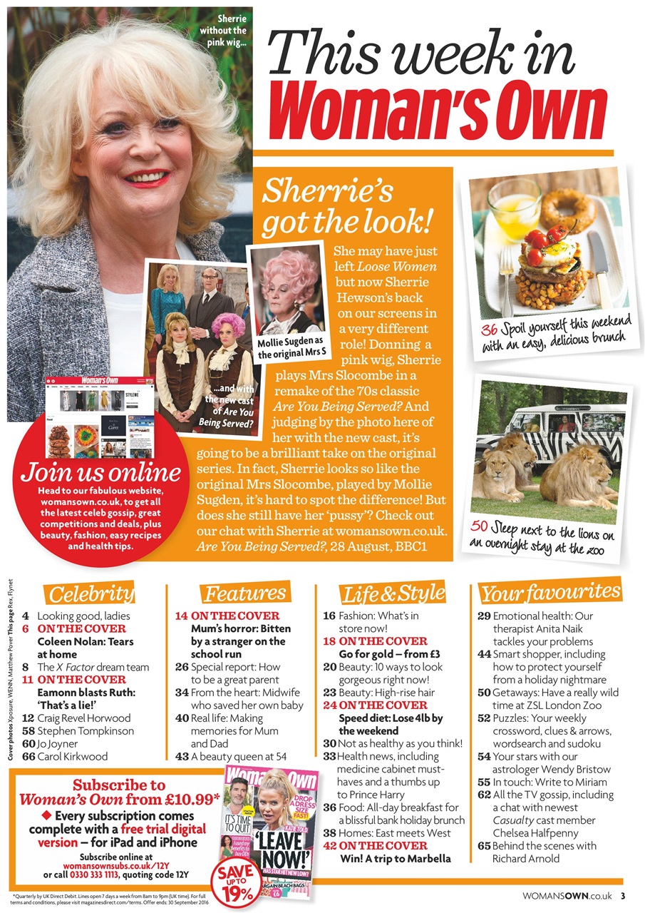 Woman's Own Preview Pages