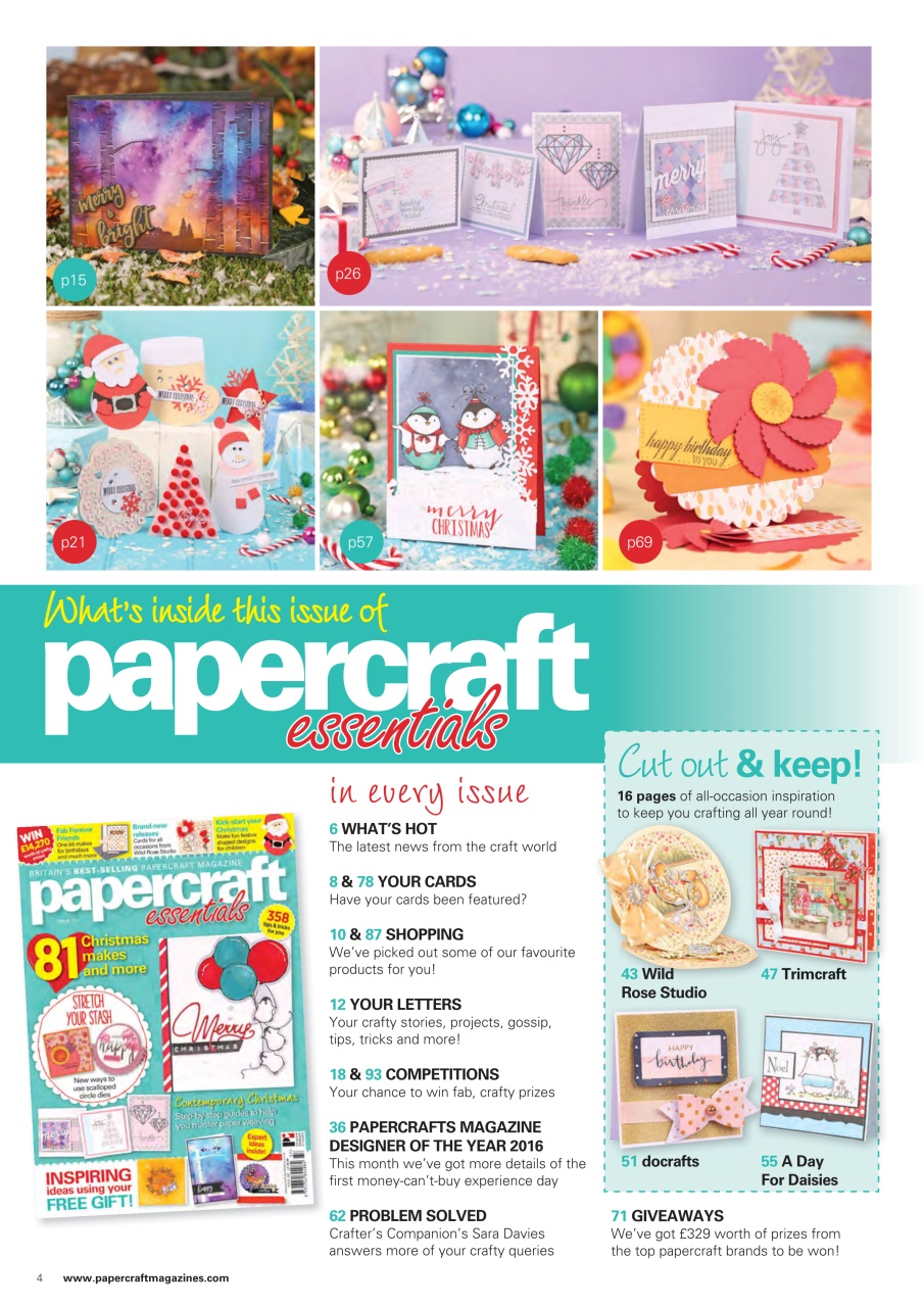 Papercraft Essentials Preview Pages