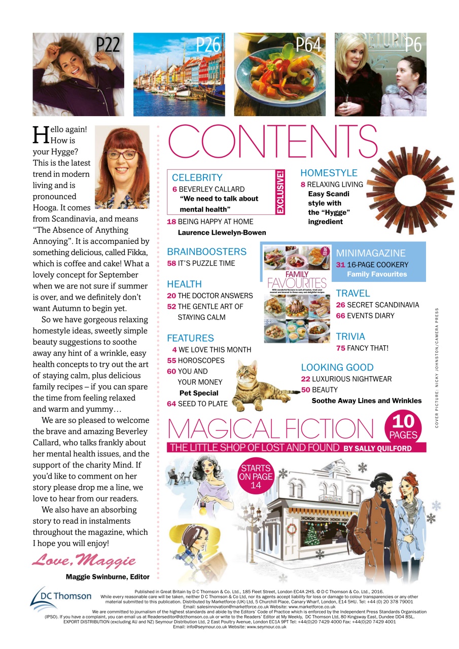 My Weekly Special Preview Pages