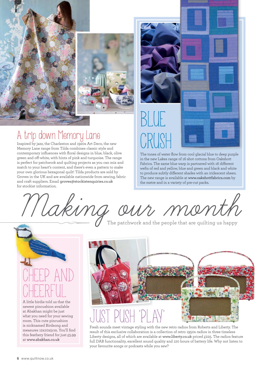 Quilt Now Preview Pages