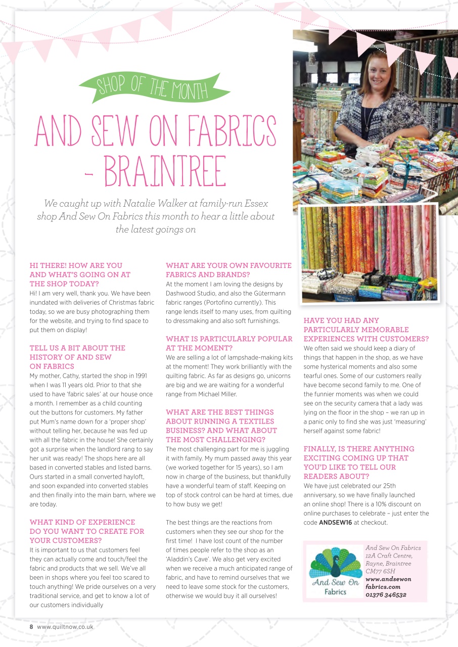 Quilt Now Preview Pages