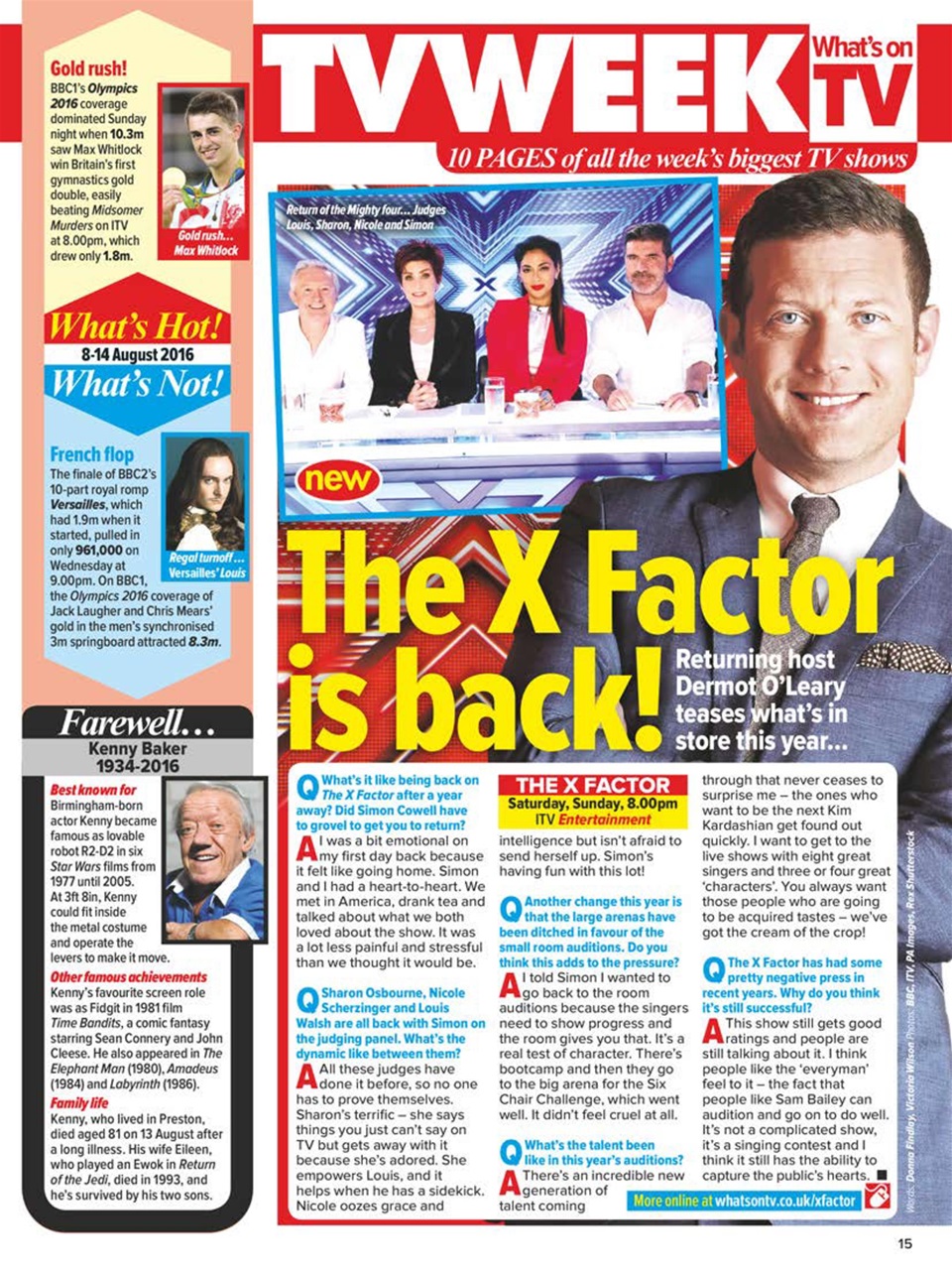 What's on TV Preview Pages