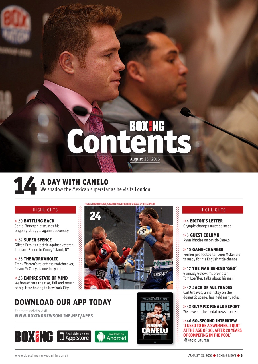 Boxing News Preview Pages