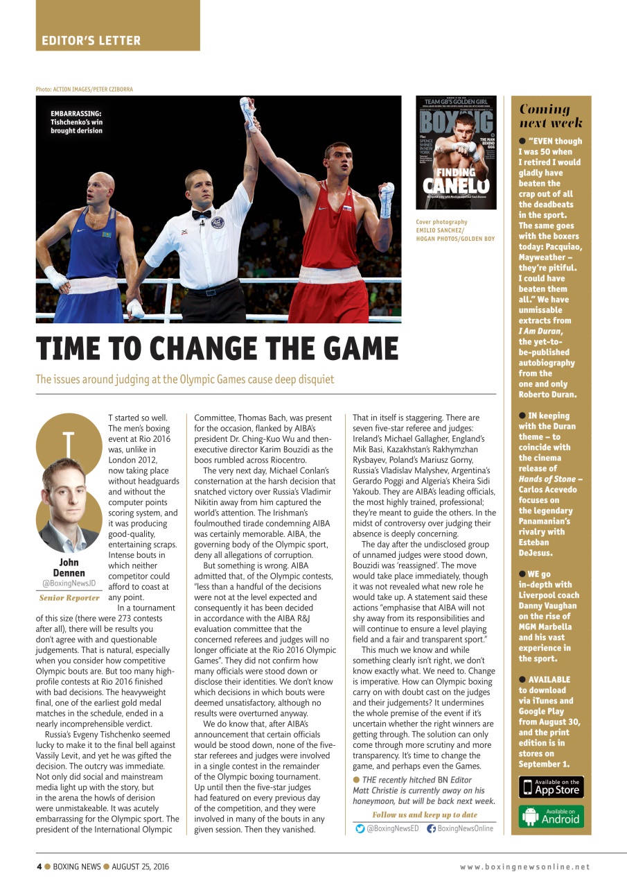 Boxing News Preview Pages